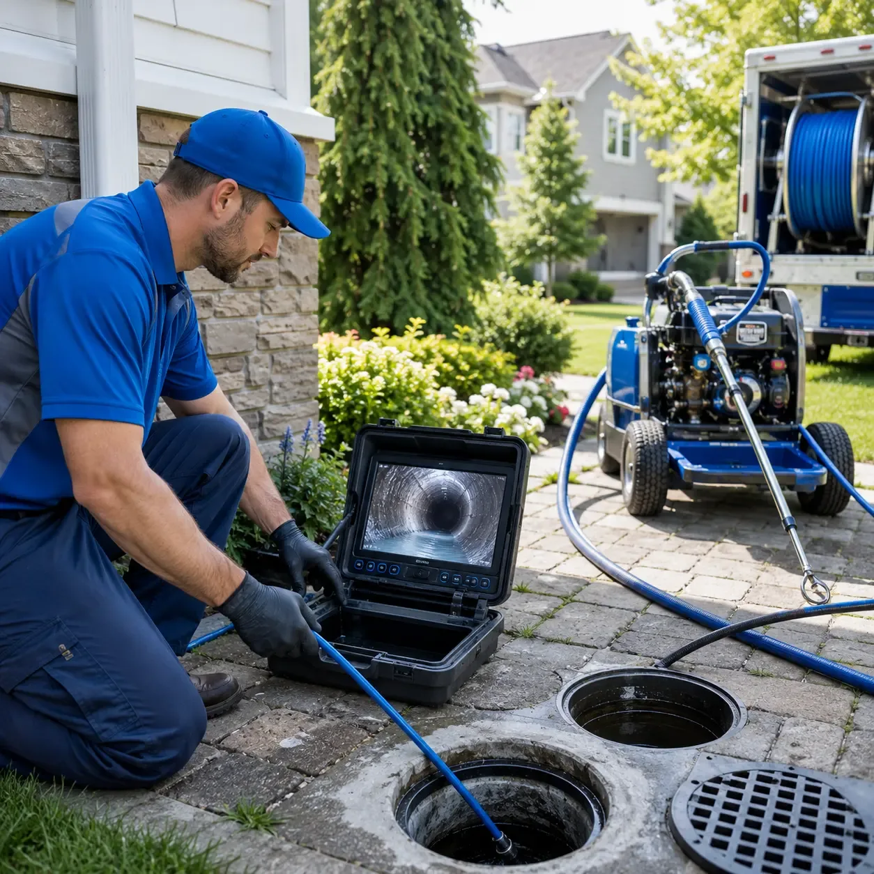 Outdoor drain cleaning professionals serving Pollocksville, NC